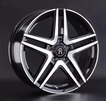 Диск колесный Replay KI219 7xR17 5x114,3 ET48 ЦО67,1 черный глянцевый с полированной лицевой частью 042685-160146003