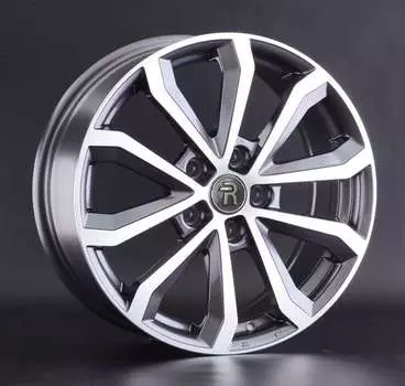 Диск колесный Replay KI220 7xR17 5x114,3 ET48 ЦО67,1 серый глянцевый с полированной лицевой частью 042753-160146004