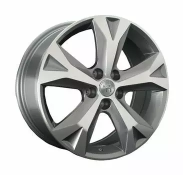 Диск колесный Replay KI229 7,5xR18 5x114,3 ET50,5 ЦО67,1 серый глянцевый с полированной лицевой частью 066074-160146004