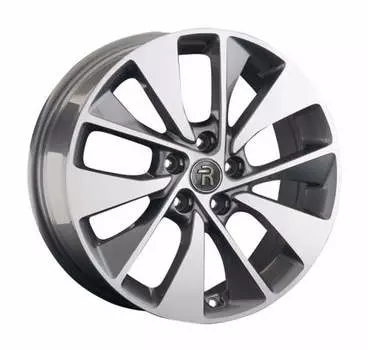 Диск колесный Replay KI234 7.5xR18 5x114.3 ET50.5 ЦО67.1 серый глянцевый с полированной лицевой частью 082387-040146004