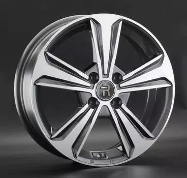 Диск колесный Replay KI240 6xR16 4x100 ET49 ЦО54,1 серый глянцевый с полированной лицевой частью 079693-160146004