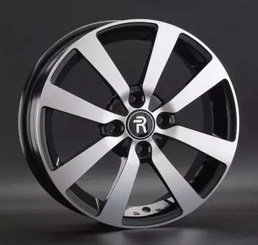 Диск колесный Replay KI241 6xR16 4x100 ET49 ЦО54,1 черный глянцевый с полированной лицевой частью 079695-160146004