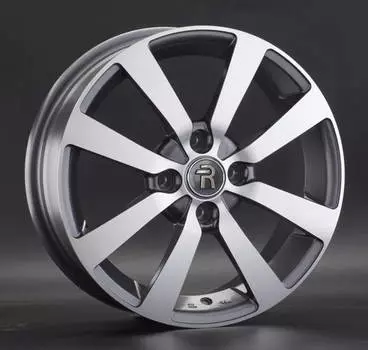 Диск колесный Replay KI241 6xR16 4x100 ET49 ЦО54,1 серый глянцевый с полированной лицевой частью 079696-160146004