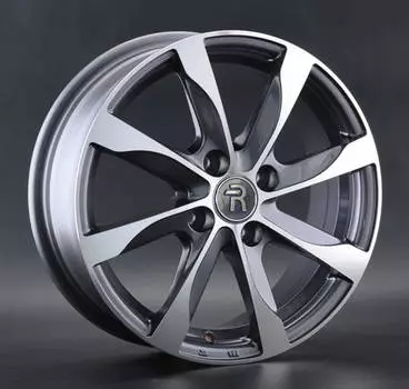 Диск колесный Replay KI244 6xR15 4x100 ET46 ЦО54,1 серый глянцевый с полированной лицевой частью 044161-160146004
