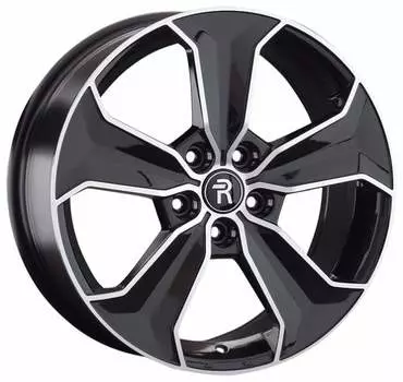 Диск колесный Replay KI248 7,5xR18 5x114,3 ET49,5 ЦО67,1 черный глянцевый с полированной лицевой частью 080410-160146004