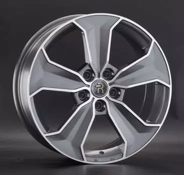 Диск колесный Replay KI248 7,5xR18 5x114,3 ET52,5 ЦО67,1 серый глянцевый с полированной лицевой частью 080128-990146004