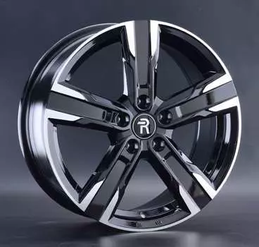 Диск колесный Replay KI272 7,5xR19 5x114,3 ET50,5 ЦО67,1 черный глянцевый с полированной лицевой частью 045967-160146004