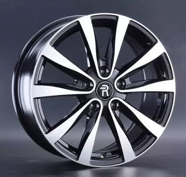 Диск колесный Replay KI296 7xR17 5x114,3 ET48,5 ЦО67,1 черный глянцевый с полированной лицевой частью 080509-160146004