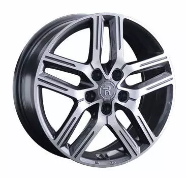 Диск колесный Replay KI302 7xR17 5x114.3 ET48.5 ЦО67.1 серый глянцевый с полированной лицевой частью 081577-160146004