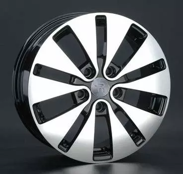 Диск колесный Replay KI65 6,5xR16 5x114,3 ET31 ЦО67,1 черный глянцевый с полированной лицевой частью 018863-020146004