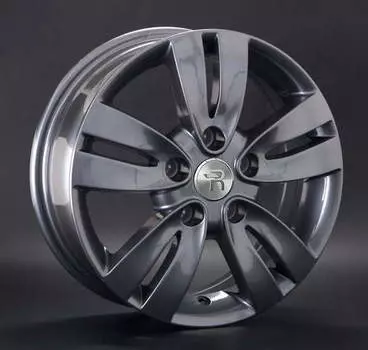 Диск колесный Replay KI69 5,5xR15 5x114,3 ET41 ЦО67,1 серый темный глянцевый 019489-040146004