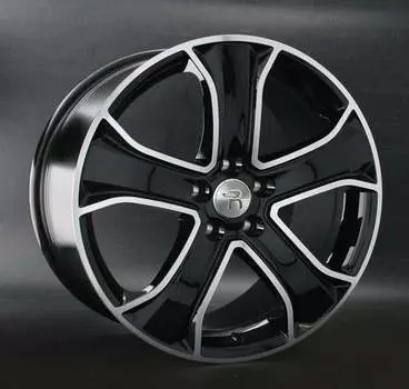 Диск колесный Replay LR17 9,5xR20 5x120 ET53 ЦО72,6 черный глянцевый с полированной лицевой частью 030137-070211012