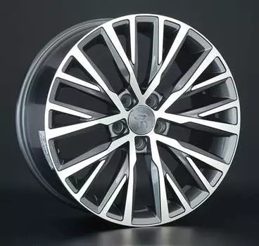 Диск колесный Replay LR42 8xR18 5x108 ET45 ЦО63,3 серый глянцевый с полированной лицевой частью 023378-040211014