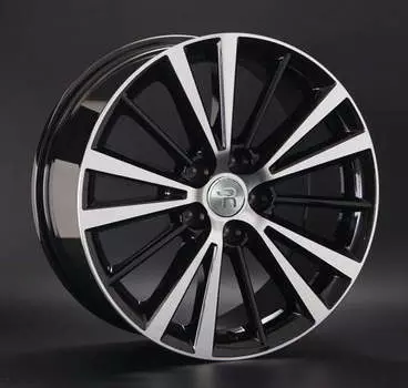 Диск колесный Replay LX100 8xR18 5x114,3 ET30 ЦО60,1 черный глянцевый с полированной лицевой частью 035999-040118007