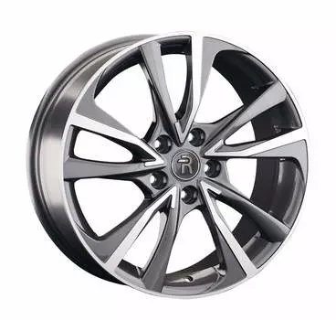 Диск колесный Replay LX116 7,5xR18 5x114,3 ET35 ЦО60,1 серый глянцевый с полированной лицевой частью 043579-160113004