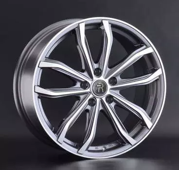 Диск колесный Replay LX117 7,5xR18 5x114,3 ET35 ЦО60,1 серый глянцевый с полированной лицевой частью 042690-160113003