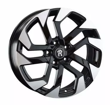 Диск колесный Replay LX119 7xR17 5x114.3 ET35 ЦО60.1 черный глянцевый с полированной лицевой частью 045924-160118004