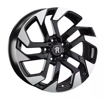 Диск колесный Replay LX119 7xR17 5x114,3 ET35 ЦО60,1 черный глянцевый с полированной лицевой частью 080415-160118004