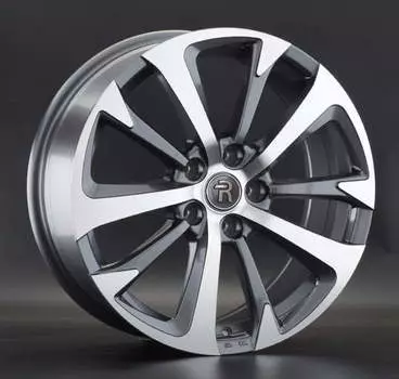 Диск колесный Replay LX122 7xR17 5x114,3 ET35 ЦО60,1 серый глянцевый с полированной лицевой частью 045722-160113004