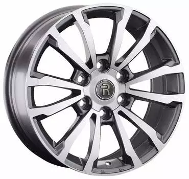 Диск колесный Replay LX125 7,5xR18 6x139,7 ET25 ЦО106,1 серый глянцевый с полированной лицевой частью 080417-160794007