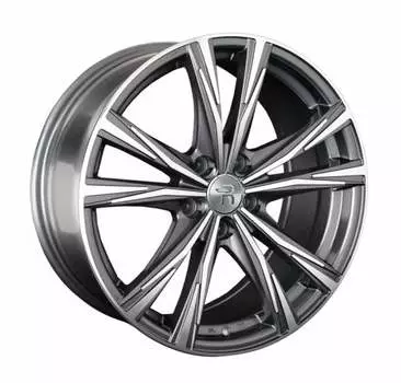 Диск колесный Replay LX72 8xR18 5x114,3 ET45 ЦО60,1 серый глянцевый с полированной лицевой частью 079936-160113004