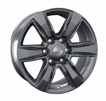 Диск колесный Replay MI123 7,5xR18 6x139,7 ET38 ЦО67,1 серый темный глянцевый 081285-160161007