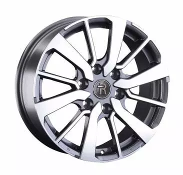 Диск колесный Replay MI138 7,5xR18 6x139,7 ET38 ЦО67,1 серый глянцевый с полированной лицевой частью 079973-160221007