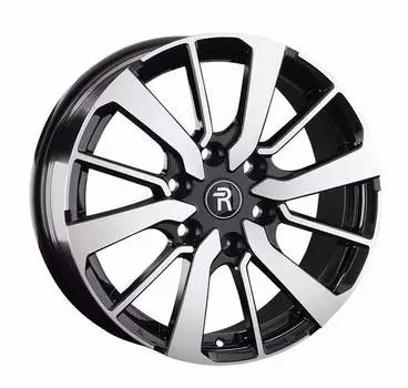 Диск колесный Replay MI138 7,5xR18 6x139,7 ET46 ЦО67,1 черный глянцевый с полированной лицевой частью 081286-160222007