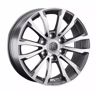 Диск колесный Replay MI143 7.5xR18 6x139.7 ET38 ЦО67.1 серый глянцевый с полированной лицевой частью 079975-160794007