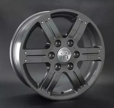 Диск колесный Replay MI34 7,5xR17 6x139,7 ET46 ЦО67,1 серый темный глянцевый 013066-070227007