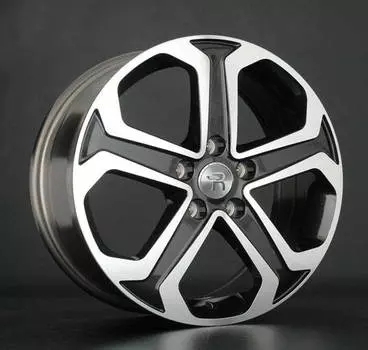 Диск колесный Replay MI66 7xR18 5x114,3 ET38 ЦО67,1 черный глянцевый с полированной лицевой частью 028953-180163004