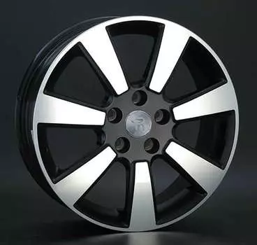Диск колесный Replay MI99 6,5xR17 5x114,3 ET46 ЦО67,1 черный матовый с полированной лицевой частью 027535-990163004