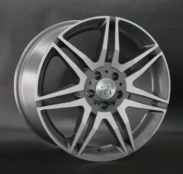 Диск колесный Replay MR100 8,5xR18 5x112 ET48 ЦО66,6 серый глянцевый с полированной лицевой частью 030135-070060011