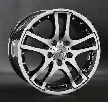 Диск колесный Replay MR42 7,5xR16 5x112 ET37 ЦО66,6 черный глянцевый с полированной лицевой частью 021839-040060001
