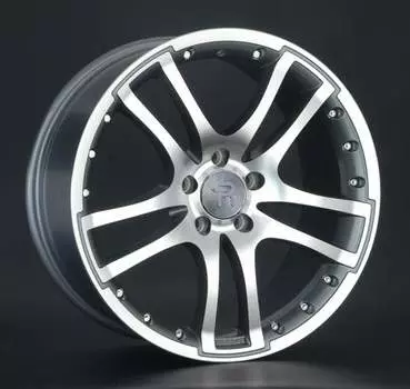 Диск колесный Replay MR42 7,5xR17 5x112 ET37 ЦО66,6 серый глянцевый с полированной лицевой частью 021891-030060001