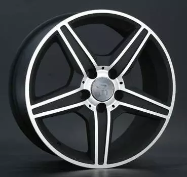 Диск колесный Replay MR64 7,5xR17 5x112 ET47 ЦО66,6 черный матовый с полированной лицевой частью 014967-070060011
