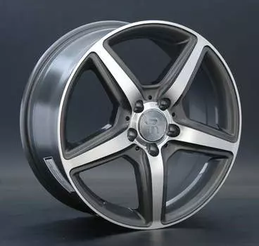 Диск колесный Replay MR65 8,5xR18 5x112 ET38 ЦО66,6 серый глянцевый с полированной лицевой частью 000489-070060006