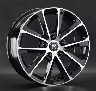 Диск колесный Replay MZ121 7xR17 5x114,3 ET45 ЦО67,1 черный глянцевый с полированной лицевой частью 079594-160119004