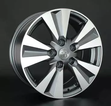 Диск колесный Replay NS137 6,5xR16 5x114,3 ET45 ЦО66,1 серый глянцевый с полированной лицевой частью 030713-160002010
