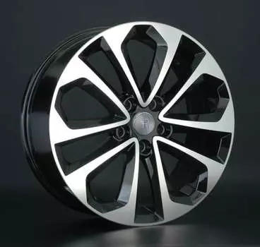 Диск колесный Replay NS183 7,5xR18 5x114,3 ET55 ЦО66,1 черный глянцевый с полированной лицевой частью 034139-040006010