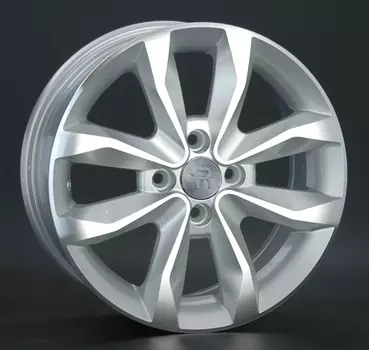 Диск колесный Replay NS94 5,5xR15 4x100 ET45 ЦО60,1 серебристый с полированной лицевой частью 019955-020010001