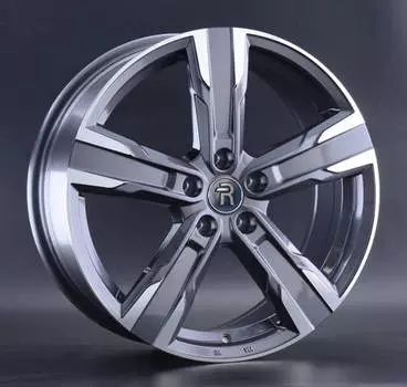 Диск колесный Replay PG78 7,5xR18 5x108 ET49 ЦО65,1 серый глянцевый с полированной лицевой частью 045962-160034008