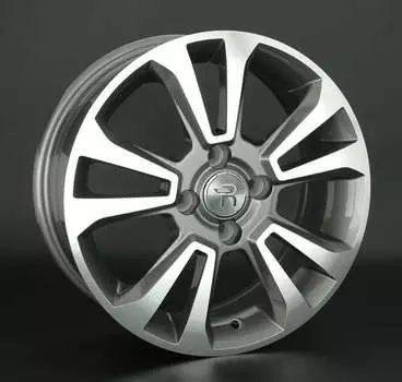 Диск колесный Replay RN163 6xR15 4x100 ET40 ЦО60,1 серый глянцевый с полированной лицевой частью 034437-020004013