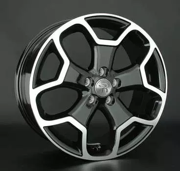 Диск колесный Replay SB23 7xR17 5x100 ET55 ЦО56,1 черный глянцевый с полированной лицевой частью 029501-280248002