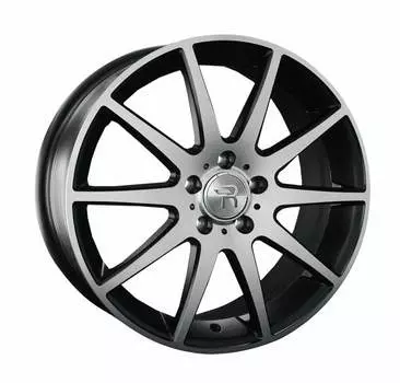 Диск колесный Replay SK142 7xR18 5x112 ET43 ЦО57,1 черный матовый с полированной лицевой частью 081497-070035006