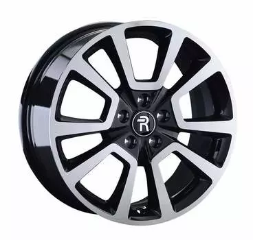Диск колесный Replay SK144 7xR18 5x112 ET45 ЦО57,1 черный глянцевый с полированной лицевой частью 081633-990035006