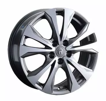 Диск колесный Replay SK168 7xR18 5x112 ET43 ЦО57,1 серый глянцевый с полированной лицевой частью 080210-070035006