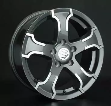 Диск колесный Replay SZ6 6,5xR17 5x114,3 ET45 ЦО60,1 серый глянцевый с полированной лицевой частью 013226-050005001