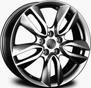 Диск колесный Replay TY129 7,5xR19 5x114,3 ET35 ЦО60,1 серый темный глянцевый 033334-120115004