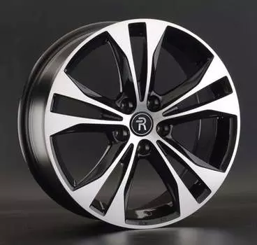 Диск колесный Replay TY141 7,5xR18 5x114,3 ET30 ЦО60,1 черный глянцевый с полированной лицевой частью 043817-160120004